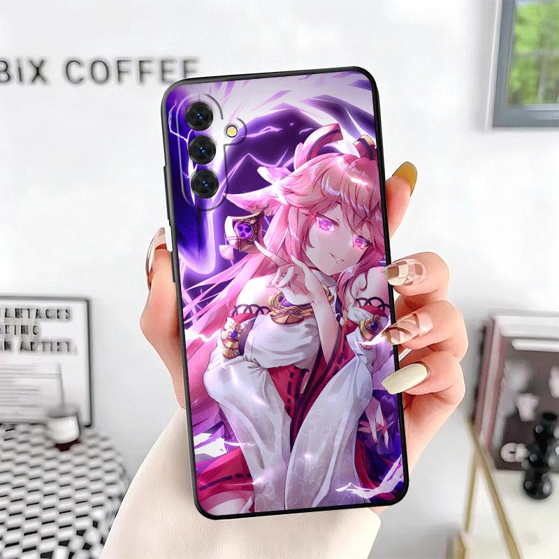 

Мягкий чехол для телефона Genshin Impact Яэ Мико для Samsung A17 A37 A57 A16 A26 A36 A56 A15 A25 A35 A55 A14 A24 A34 A54 A13 A23 A33 A53 Samsung A24