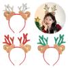2/3pcs Funny Deer Headbands Creative Christmas Antler Headbands Christmas Hair Hoop  Holiday Decor