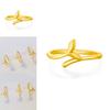 Whimsical Gold Plated Fish Tail Ring For Women Perfect Gift For Couples Adjustable Fit