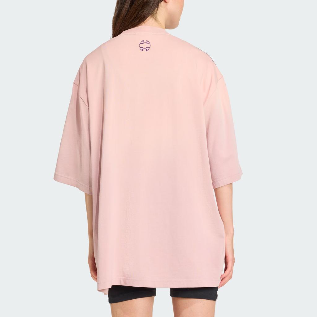 Adidas Adilenium Teamgeist Washed Football Style Loose Short Sleeve T-Shirt Women Tops KE9808
