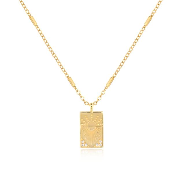 925 Sterling Silver Necklace For Women Color Cross Necklace Charms Chains Fine Jewelry Choker Bijoux Femme   Trend
