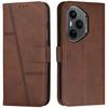 Leather Phone Case for Honor 400 Pro 5G (Global) Stand Wallet Flip Cover with Strap