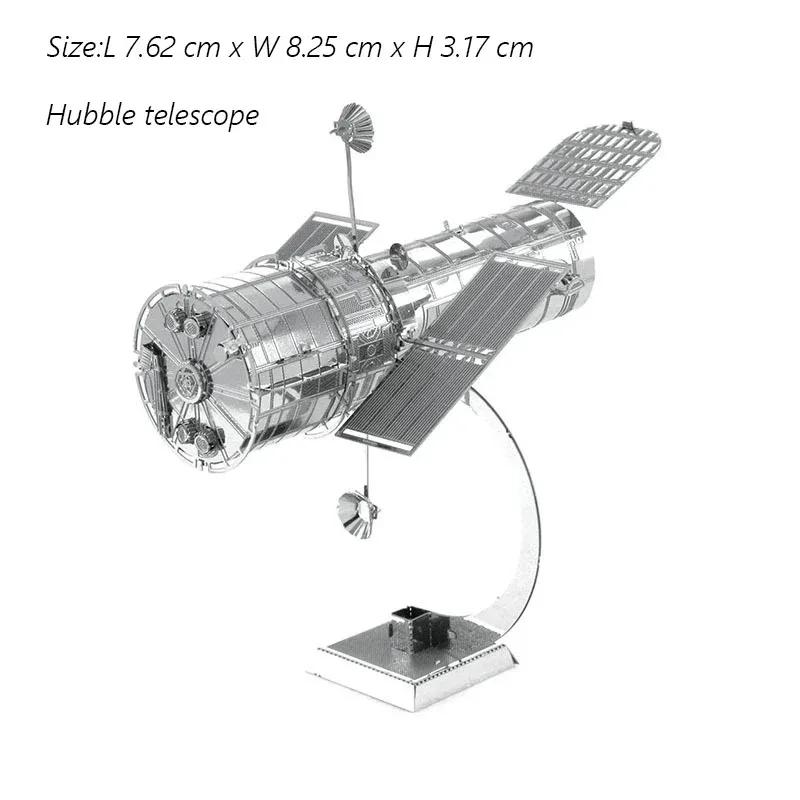 3D Metal Puzzle Ufo Diy Handmade Space Exploration Spacecraft Assembly Model Jigsaw Puzzle Toys For Adult Kids