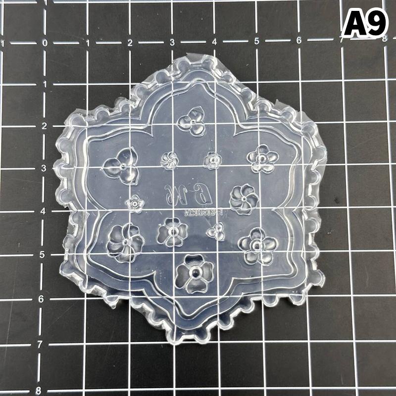 3D Silicone Nail Art Carving Templates Flowers Leaves Butterfly Design Manicure Tools for Nail Art Decor Gifts