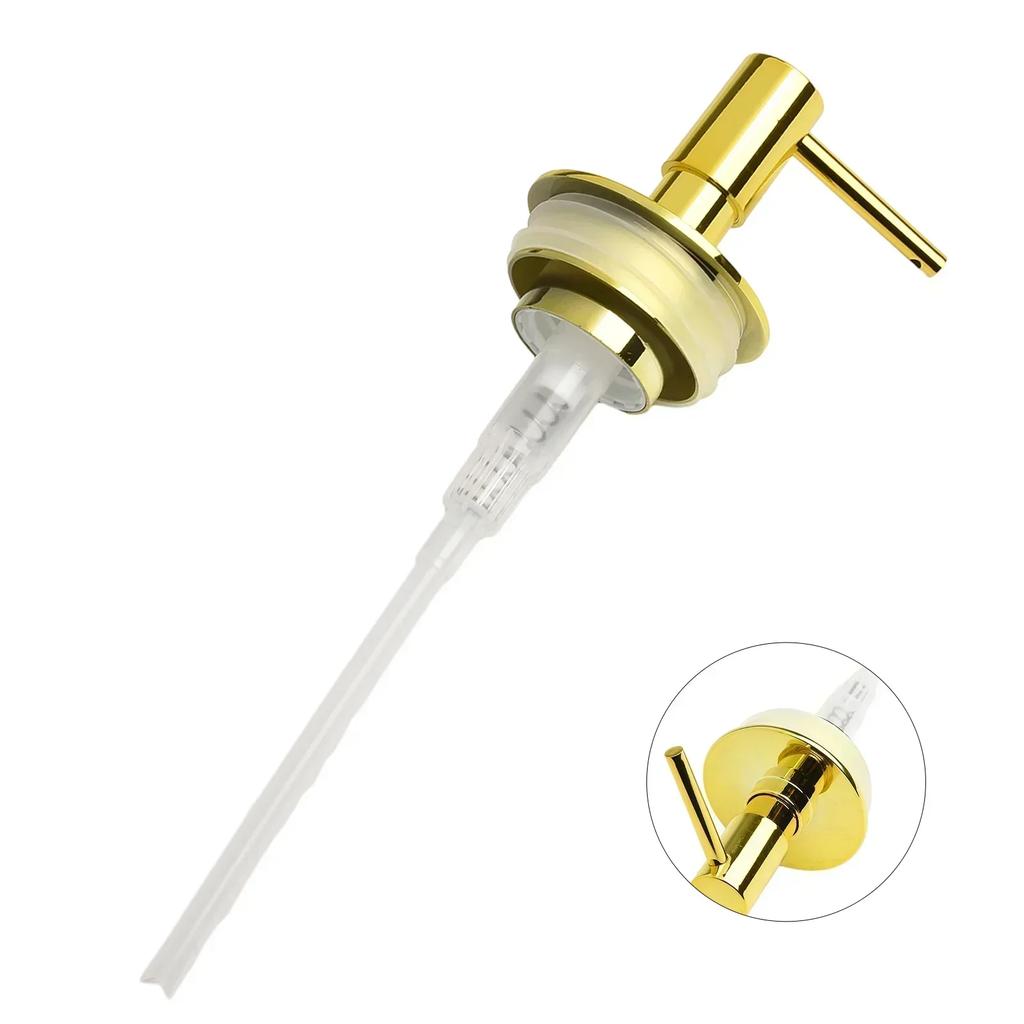 ABS Pump Head Manual Press Pump Head Home Bathroom Soft Sealing Gasket Standard 28400 Thread For Various Bottles