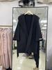 Autumn and winter new belt high-end coat medium and long wool woolen coat double-sided