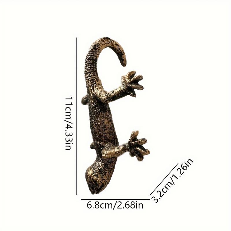 Funny Gecko Planter Pot Hugger Resin Gecko Planter Hugger Flower Pot Figurine Funny Animal Statue Lizard Decoration Outdoor Home