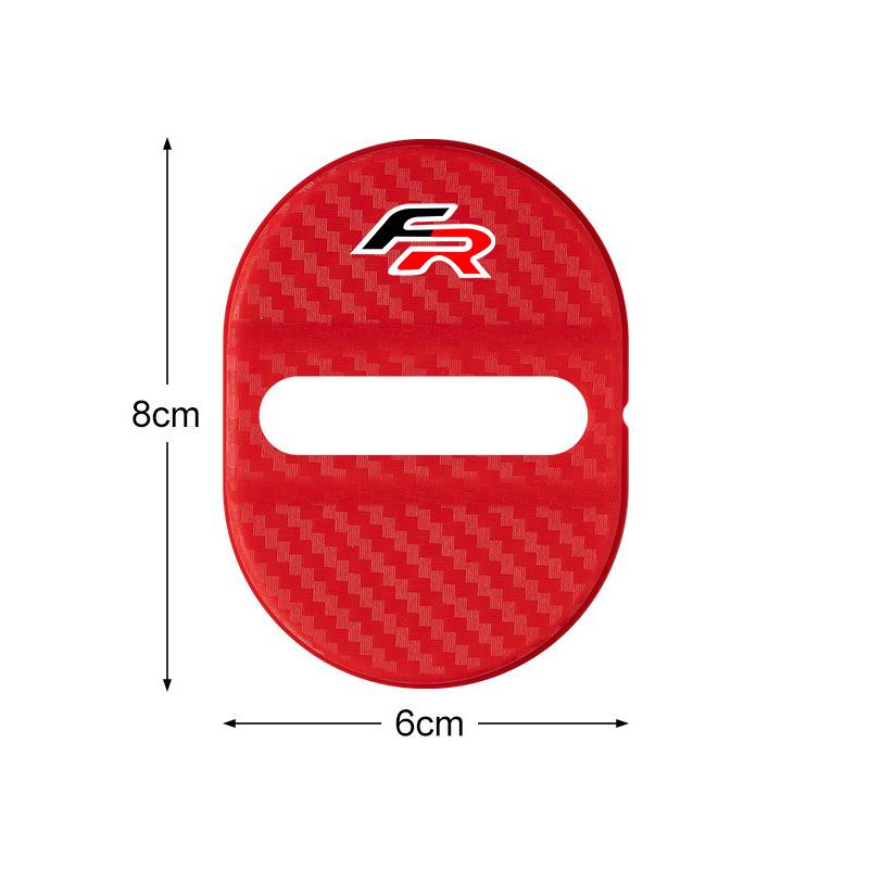 Silikonový kryt ochrany přezky zámku dveří auta Elastický pro Seat FR Leon Ibiza Altea Exe Mk2 Mk3 Alhambra Dekorativní doplňky