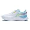 Li Ning Yue Ying 1.0 Shock Absorption Non-Slip Wear-Resistant Low-Top Running Shoes Men Sneaker White Blue ARHS027-4