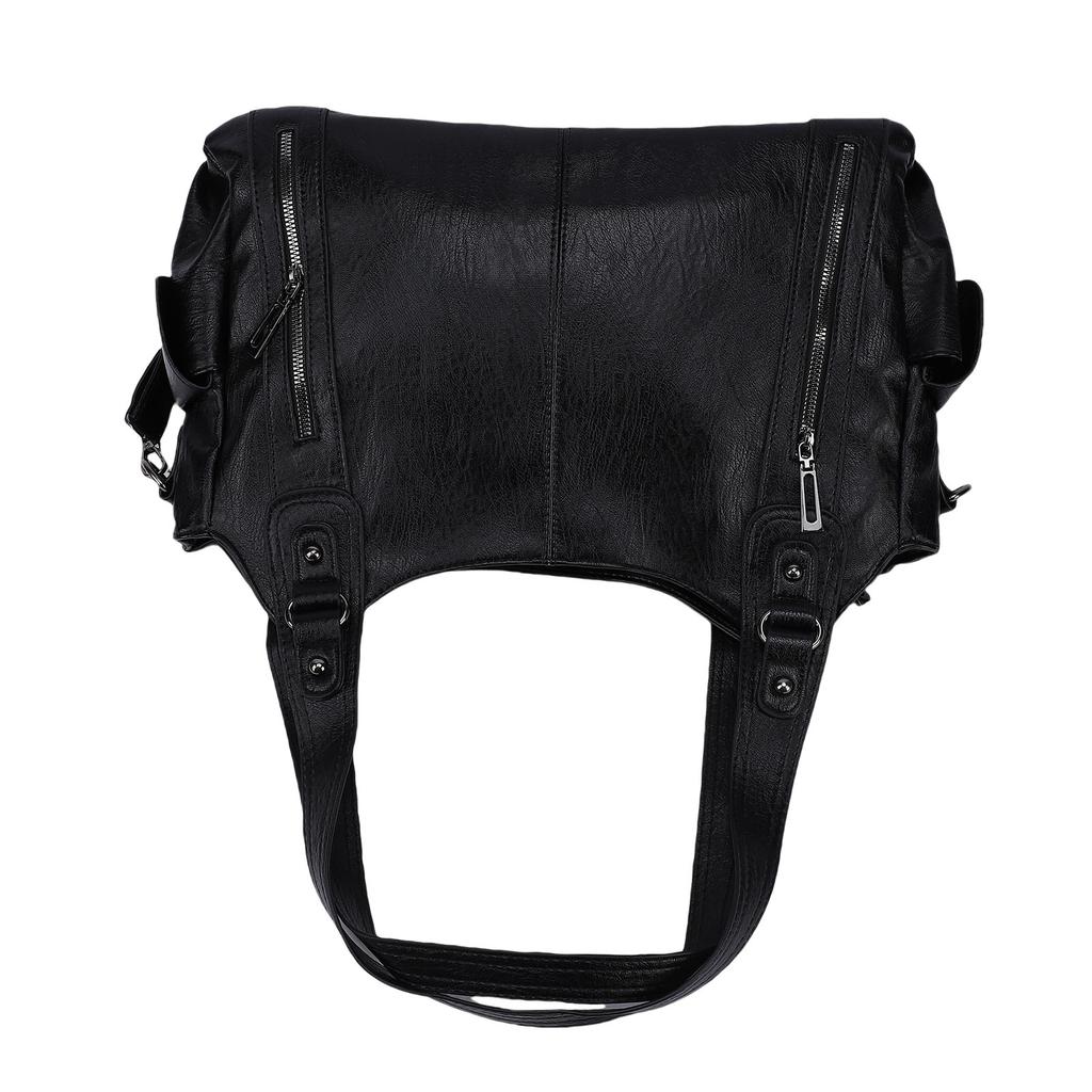 Shoulder Bag Simple Stylish PU Leather   Bag Large Capacity Handbag for Daily Use