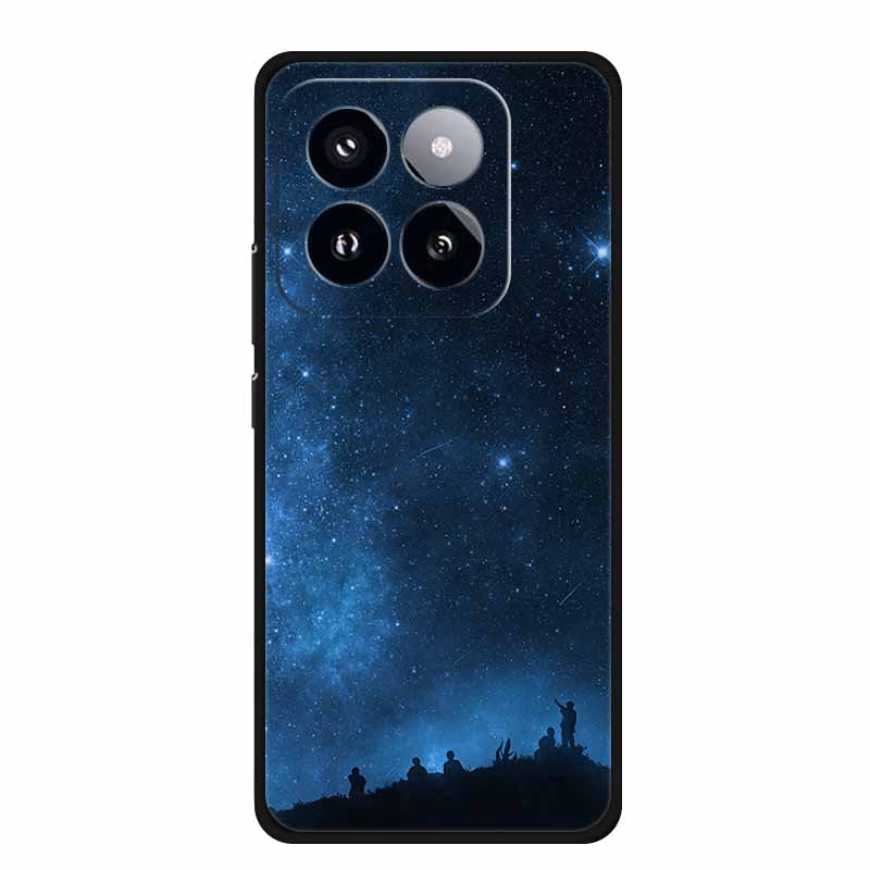 For Xiaomi 14T PRO Case Luxury Soft Silicone TPU Phone Cases Back Cover For Xiaomi14T Bumper Protective Shockproof Love fundas