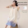 Women's Pure Cotton Short Sleeve Nightgown Dress