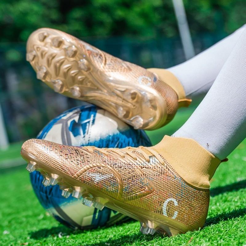 34-46 Kids Football Boots  Large Size Football Shoes AG Artificial Lawn Training Soccer Shoes for Men Boys Soccer Shoes