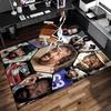 Tapis de sol imprimé Terence Hill et Bud Spencer - Tapis d'intérieur doux, lavable et antidérapant pour chaises de bureau, salon, bureau à domicile - Tapis décoratif