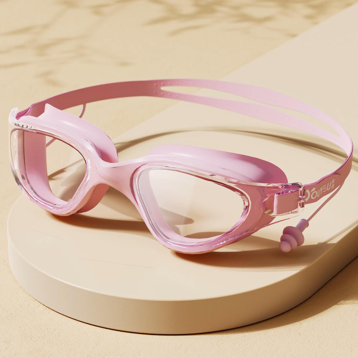 

Набор шапочка для плавания Yoyou и водонепроницаемые очки HD с защитой от запотевания для мужчин и женщин