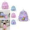 Trendy Cartoon Nylon Backpack For Kids Featuring Cute Carrot Knife Print In Multiple Colors