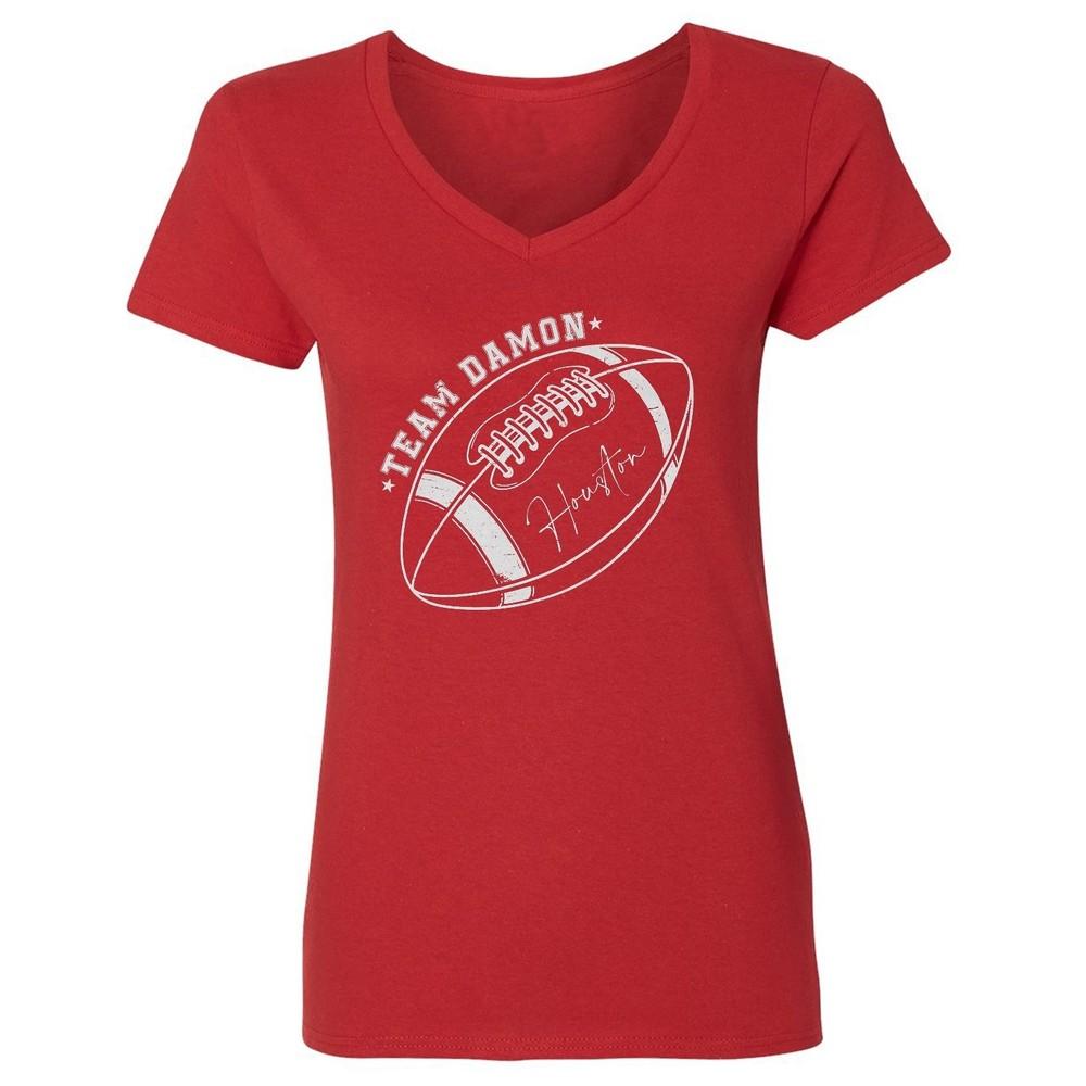 Team Damon Arnette Ball Tribute - Houston Fans Ladies V-Neck Tshirt Unisex T-Shirt XXL
