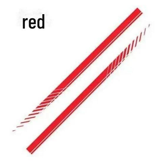 

Универсальные наклейки на боковые пороги спортивных автомобилей: Персонализированный декоративный чехол от царапин красный