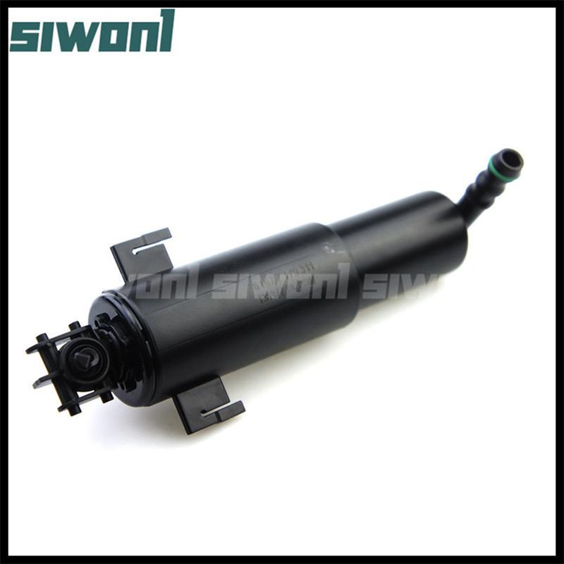 1/2pcs Headlight Washer Nozzle Jet Sprayer Black For BMW 3 Series E90 E91 E92 E93 61677179311