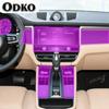 For Porsche Macan - Car Interior Film Dashboard Piano Board Shift Center Console Anti-scratch Transparent TPU PPF Film