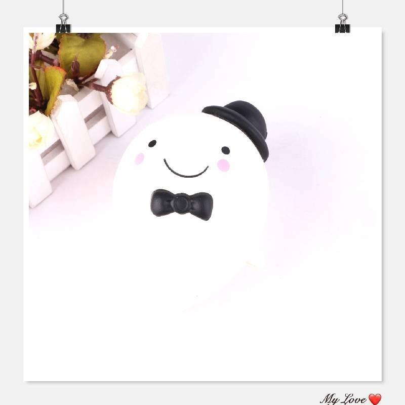 Emotional Visual And Intellectual Development Pu Foam Squishy Ghost Toy For Boys And Girls