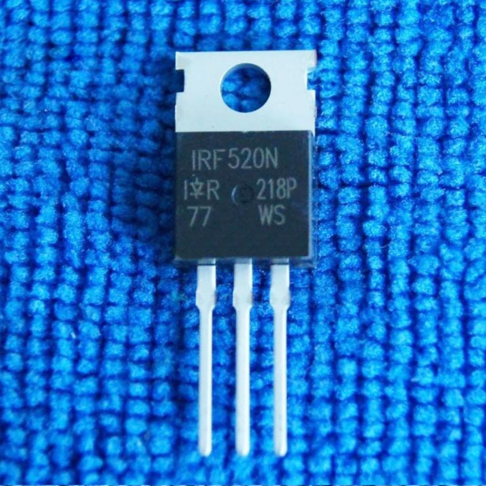 

10 шт. IRF520 IRF520N силовой МОП-транзистор N-канальный TO-220 ИК-транзистор быстрого переключения IRF 520N ТРАНЗИСТОРЫ