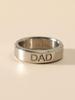Elegant European and American Fashion Jewelry Stainless Steel DAD Ring.
