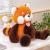Plush Delightful Soft Bear And Raccoon Doll Ideal Gift For Girls Cozy Sleep Companion