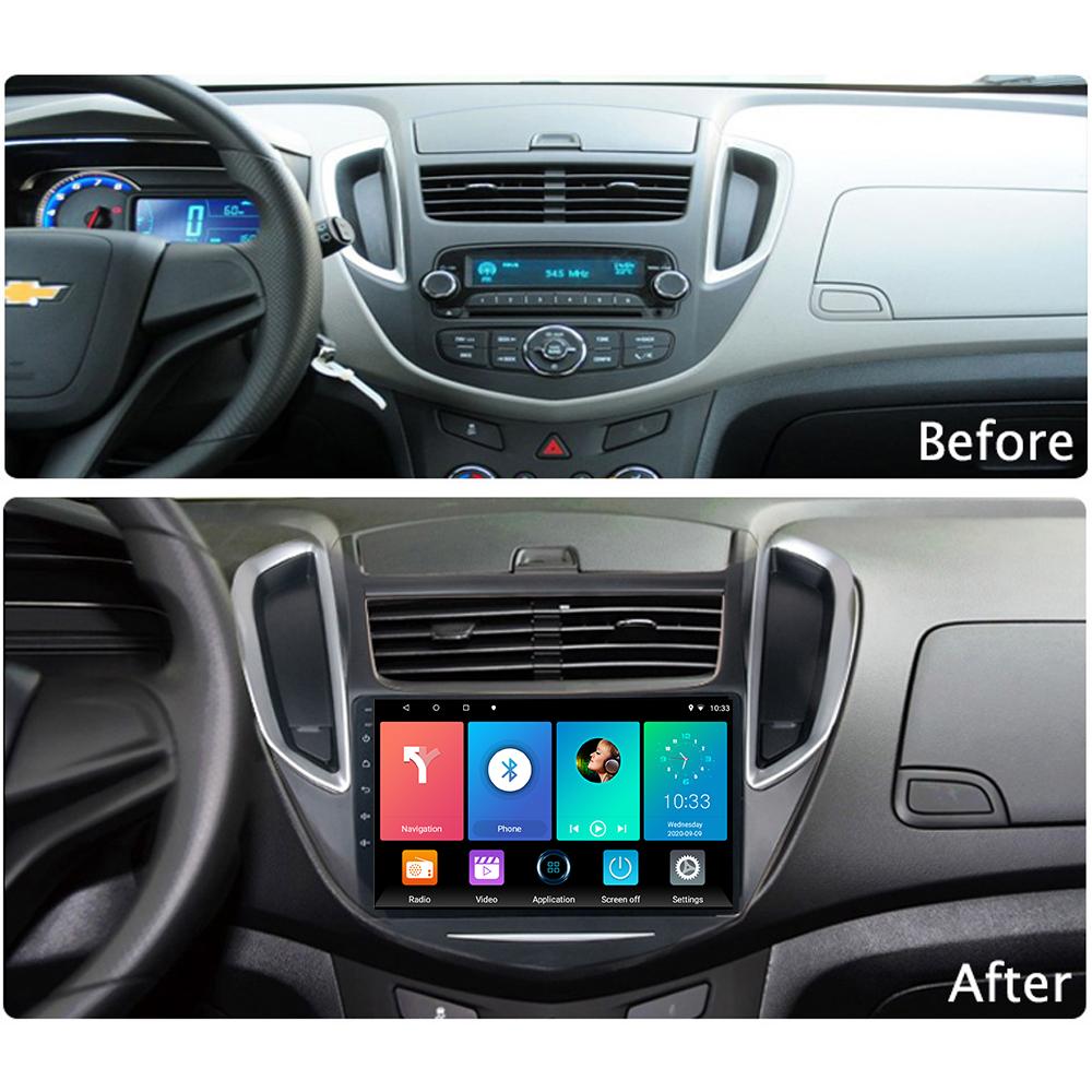 icreative Lecteur multimédia autoradio Android pour Chevrolet Trax 2014-2016 stéréo GPS Navigation Carplay voiture stéréo Headunit dispositif