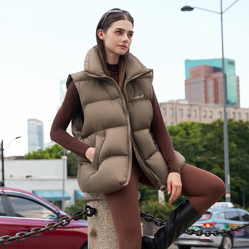 Tanboer Women's 320150Z Loose Short Down Vest