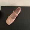 Moda Bailamos 2025 Nowe Damskie Baleriny Panie Casualowe Buty Mary Jane Miękka Podeszwa Buty Wizytowe Outdoor Okrągły Nosek Baleriny