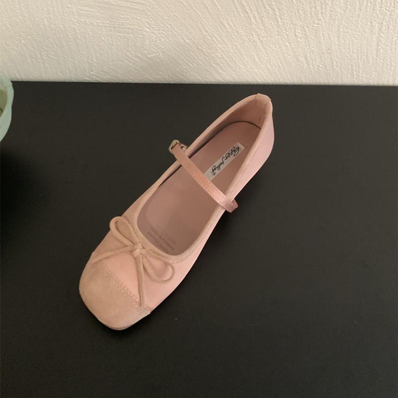 Moda Bailamos 2025 Nowe Damskie Baleriny Panie Casualowe Buty Mary Jane Miękka Podeszwa Buty Wizytowe Outdoor Okrągły Nosek Baleriny
