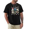 Spiritfarer Niedliche Charaktere T-Shirt Einfaches Lässiges Kurzarm Baumwoll-T-Shirt