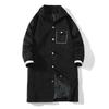 ROMON Men's Mid-Length Trench Coat