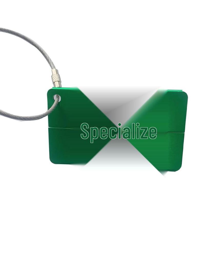 Aluminum Alloy Airplane Luggage Tag - Metal Baggage ID Card for Suitcase