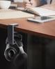No Punch Table Clip Hook Earphones Holder 360 Degree Rotating Head-mounted Headphone Holder Storage Hanging For AirPods Max Sony