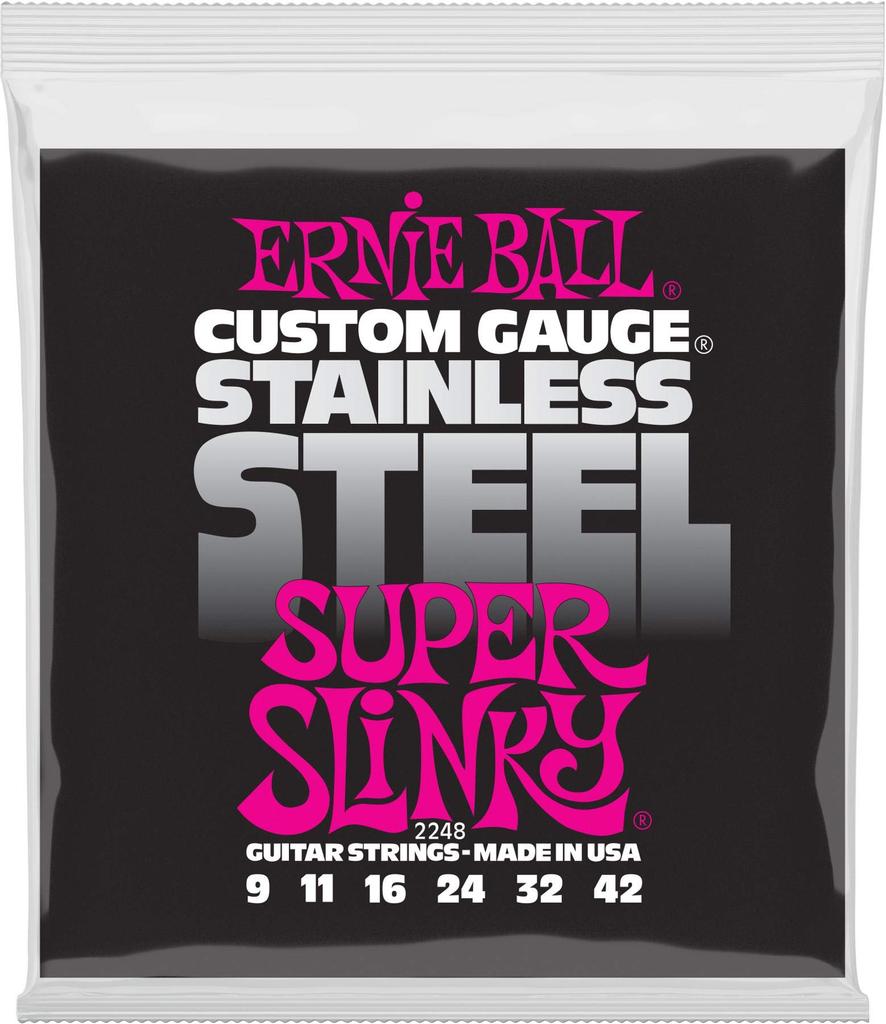 Electric Guitar Strings Ernie Ball 2248 (09-42) Stainless Super Slinky