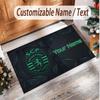 Personalized Crystal Velvet Carpet Sporting CP Pattern Non Slip Floor Rug