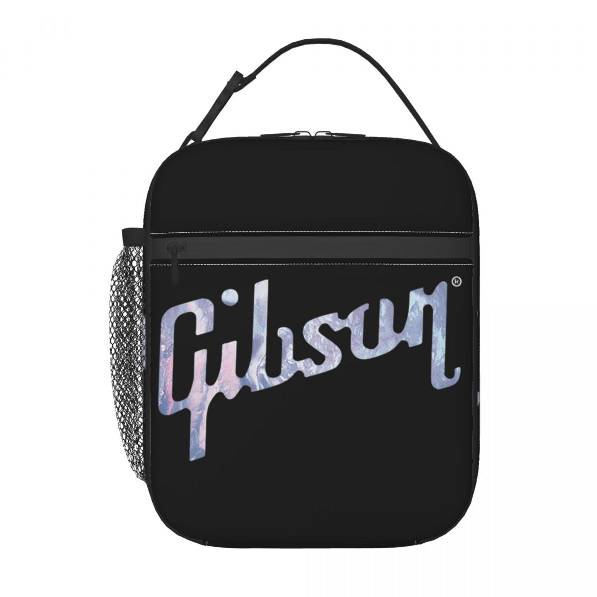 Gibsons Music 1894 Logo Insulated Lunch Bag for Women Kids Portable Food Boxes Thermal Lunch Box Tote One Size