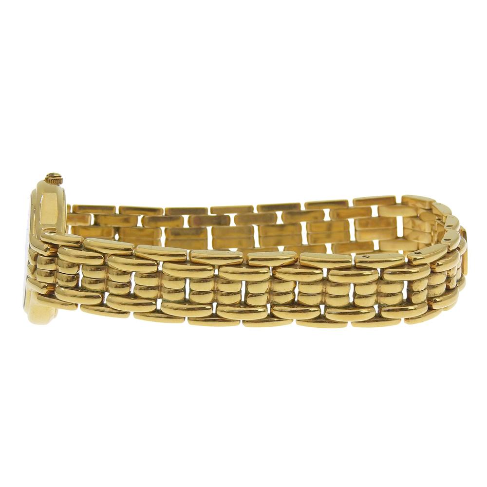 Dior Watches 3036 whiteDial Plated Gold Quartz Analog Display Women Used