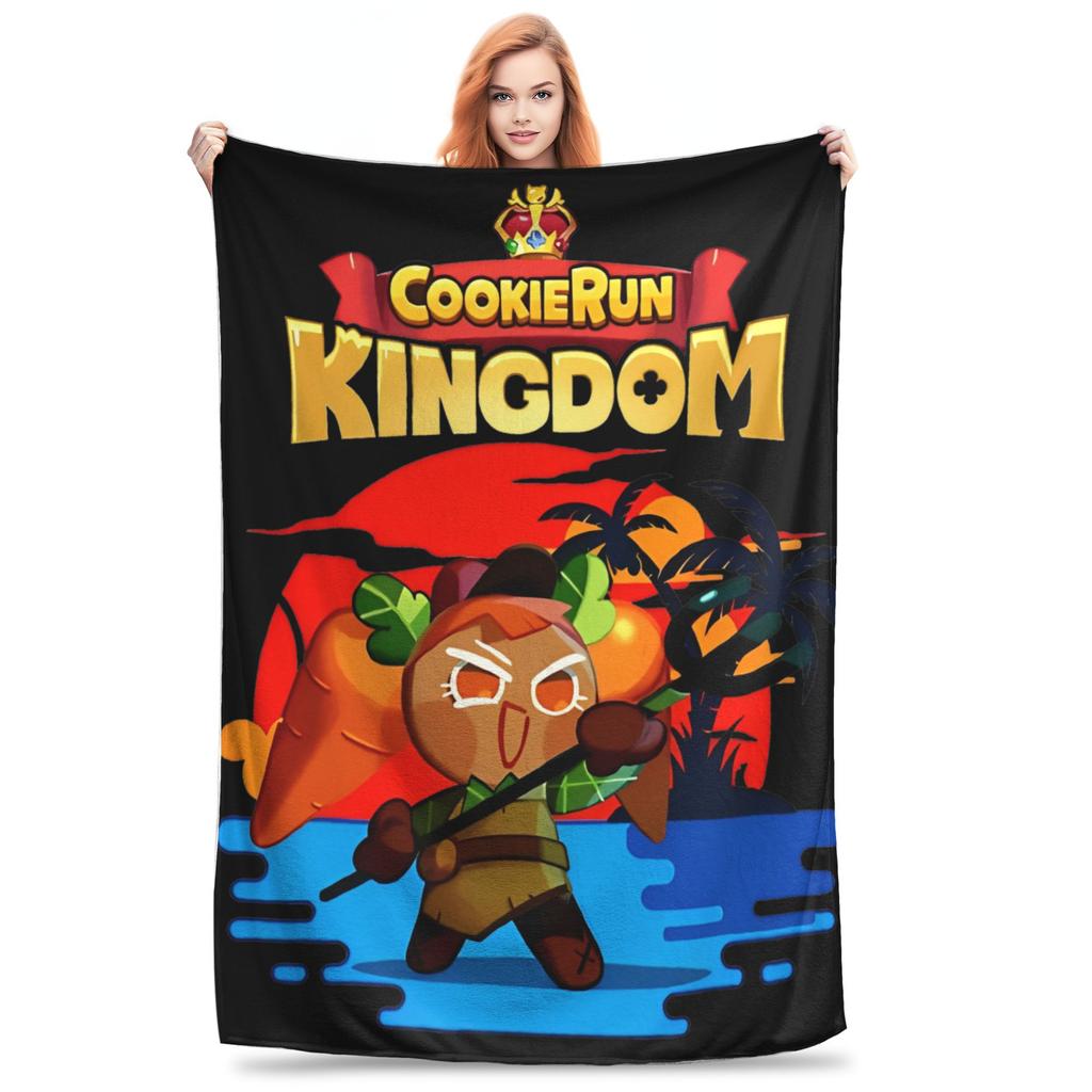 Schatten Milch Cookie Run Kingdom Decken Flanell Klimaanlage Multifunktionale Superweiche Überwurfdecke für Sofa Couch Quilt