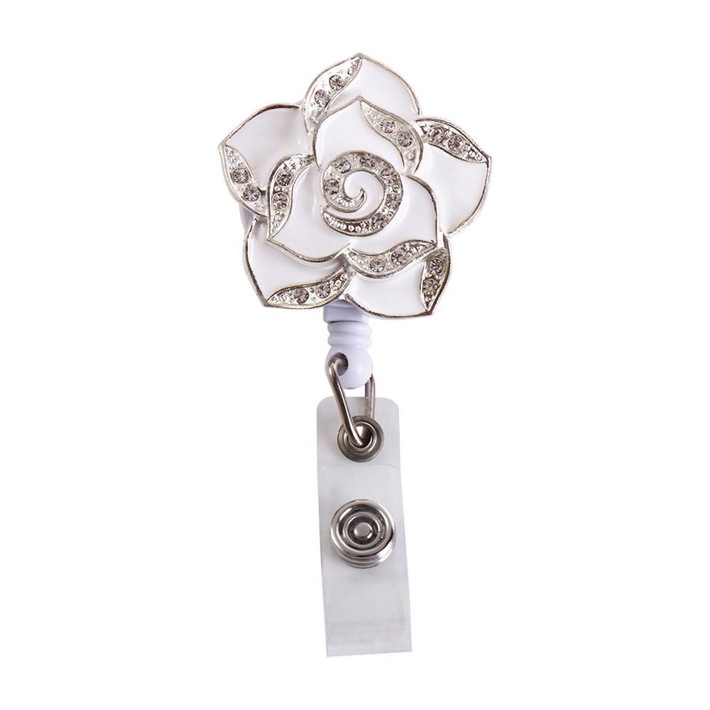Card Holder ID Card Badge Clip Name Tag Nurse Doctor Certificate Clasp Badge Holder Diamond Badge Reel Retractable Badge Reel