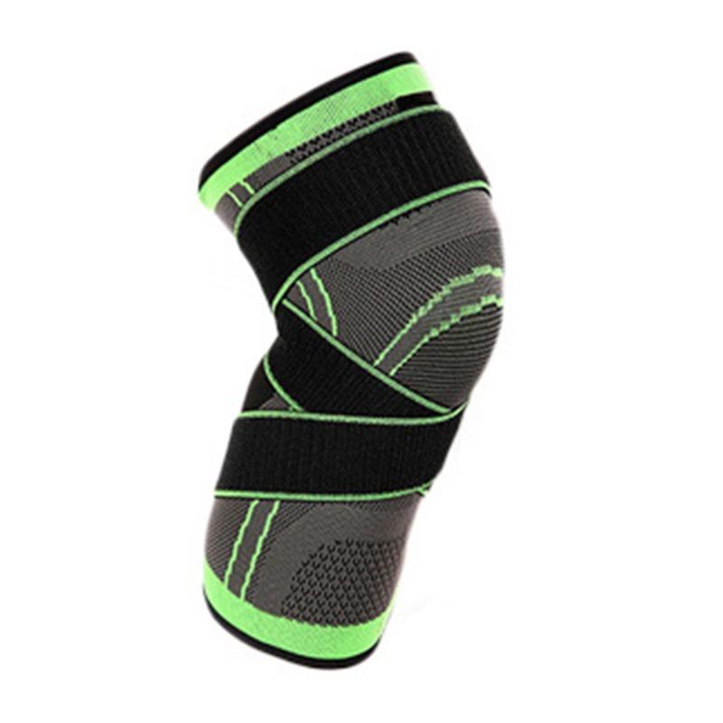 

Sports Knee Protectors Fitness Products Knitted Nylon Running Outdoor Mountaineering Protective Equipment Thin Knee and Leg Protectors s size (single) зелёный