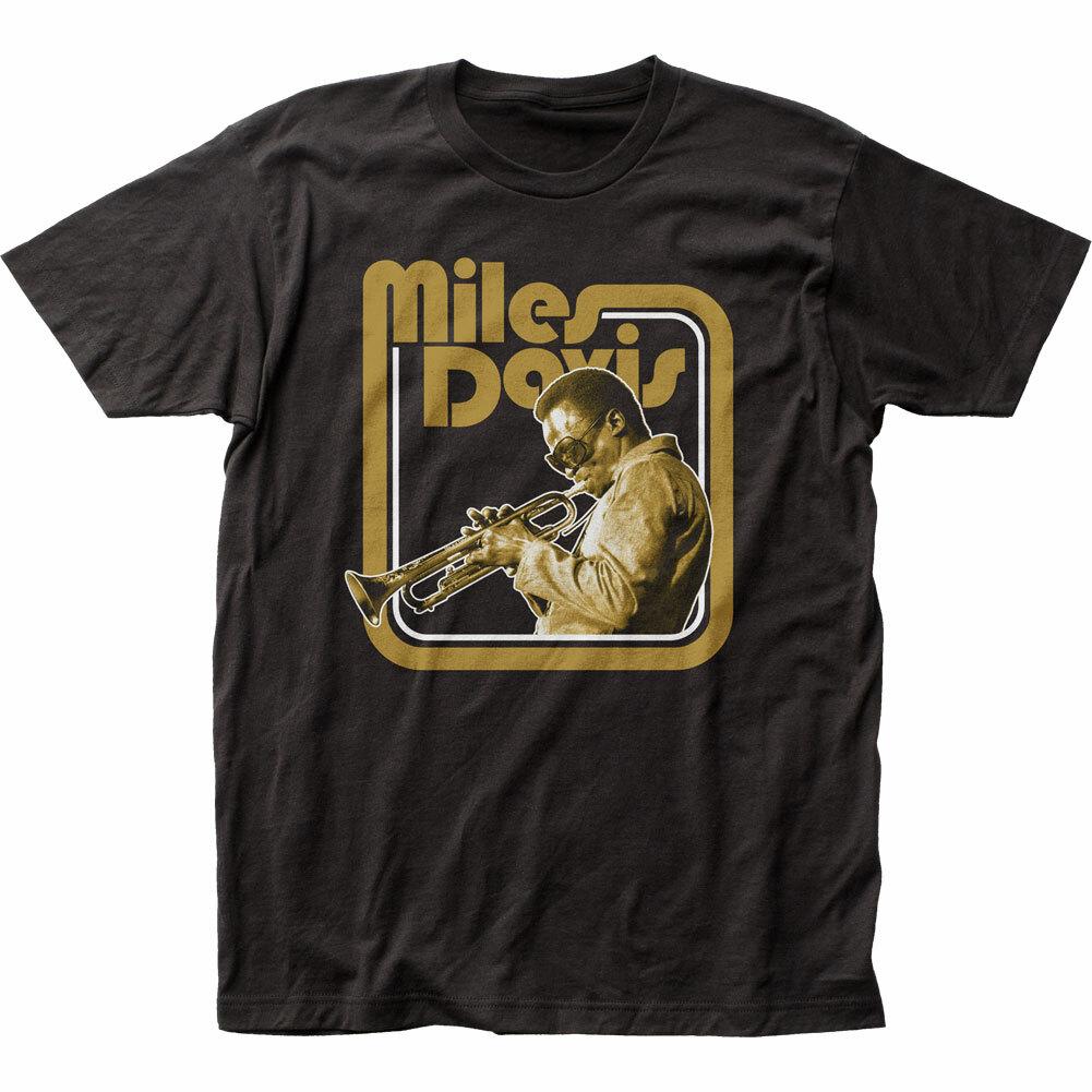 

26 Miles Davis Trumpet T Shirt Mens Licensed Rock N Roll Band Jazz Blues Tee Black Unisex T-Shirt XXXXL