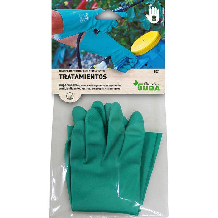 Gants phytosanitaires nitrile - Taille 9 - Protection chimique - Juba - 80924