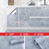 1pc Imitation Marble Pattern Tile Stickers Waterproof Cabinet Refurbishment Kitchen High Temperature Resistant Oil Stickers