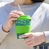 Ecoffee Cup, Reusable, Eco-Friendly, 350ml, Cup and Saucer, 812 028