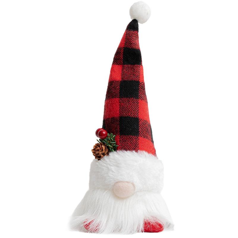 Xmas Gifts Santa Claus Pendant Glowing Gnome New Year Christmas Faceless Doll Merry Christmas Navidad Natal Gift Ornament