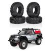4Pcs 1.9 Inch Rubber Rock Crawler Tires 114mm Tyre for 1/10 RC Car Axial SCX10 90046 TRX4 Capra Redcat Gen8 YIKONG WRAITH RR10