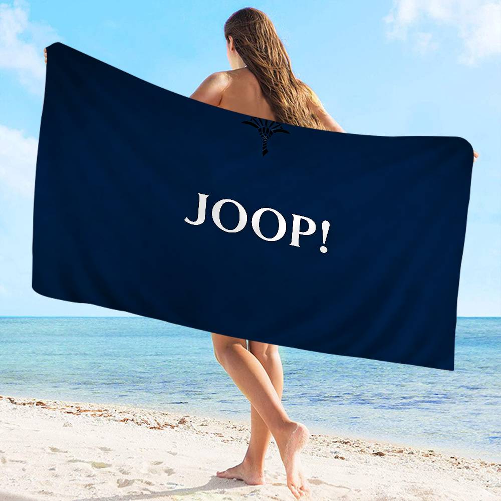 Смешные Печатные Большие Микрофибровые Пляжные Полотенца Joop Быстросохнущие Полотенца Песчаные Пляжные Полотенца Полотенце для Бассейна Для Путешествий Плавания Бассейна Йоги W40*H60(CM)